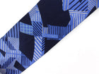 Hermes Navy Blue Brown Cavalcadour Silk Twilly Scarf