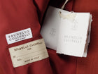 Brunello Cucinelli Paprika Red Wool 2pc Woven Pants Suit - IT 42 / 6
