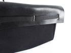 Hermes Black Canvas Toile and Leather Herbag Pochette Clutch Bag