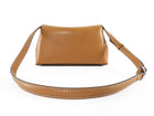 Toteme Tan Pebble Grain Leather T-Lock Clutch Shoulder Bag