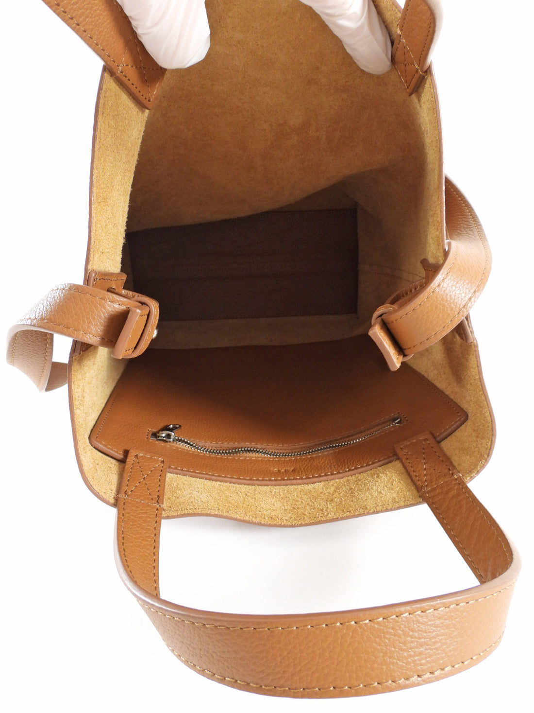 A.P.C. Tan Brown Medium Cabas Maiko Tote