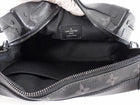 Louis Vuitton Black Grey Monogram Eclipse Coated Canvas Soft Trunk Crossbody Bag