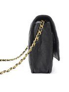 Chanel Black Quilted Leather 19 Chain CC Wallet on Chain