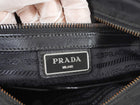 Prada Black Nylon Web Strap Crossbody Messenger Bag