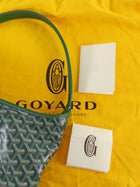 Goyard Green Goyardine Boheme Hobo Shoulder Bag
