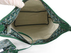 Goyard Green Goyardine Boheme Hobo Shoulder Bag