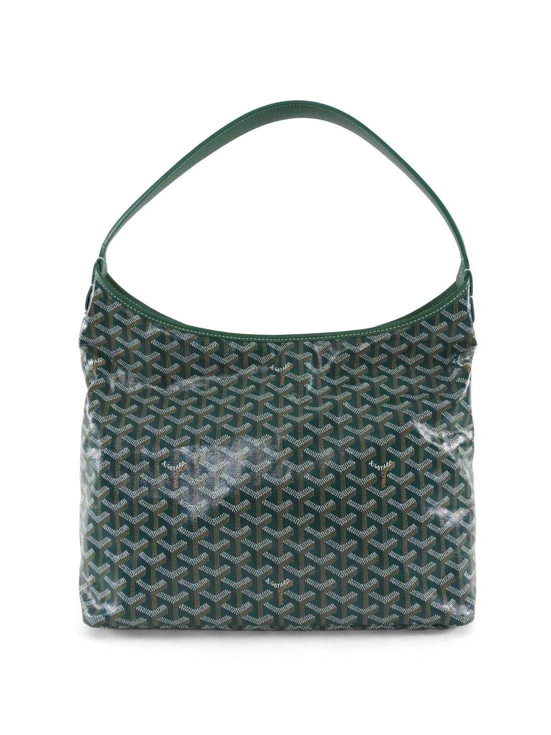 Goyard Green Goyardine Boheme Hobo Shoulder Bag