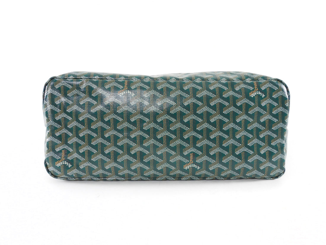 Goyard Green Goyardine Boheme Hobo Shoulder Bag