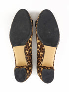 Salvatore Ferragamo Leopard Print Pony Hair Ferra Bow Kitten Heels - 8
