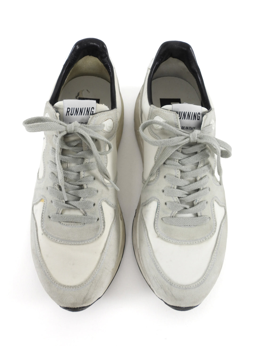 Golden Goose Grey Suede and Nylon Running Sole Sneakers - 39