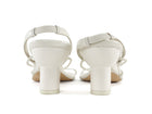 3.1 Phillip Lim Ivory Lambskin Pointed Block Heel Verona Sandals - 38 / 7.5