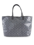 Goyard Grey Goyardine Coated Canvas Saint Louis PM Tote with Pouch
