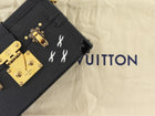 Louis Vuitton Black Epi Leather Petite Malle Bag