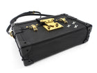 Louis Vuitton Black Epi Leather Petite Malle Bag