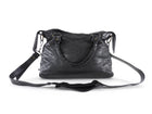 Balenciaga Black Lambskin Leather Classic Motocross First Bag