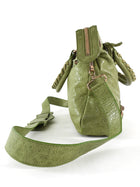 Balenciaga Light Olive Green Lambskin Leather Motocross Giant 12 First Bag
