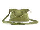 Balenciaga Light Olive Green Lambskin Leather Motocross Giant 12 First Bag