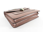 Bvlgari Taupe Brown Leather Medium Serpenti Forever Flap Bag
