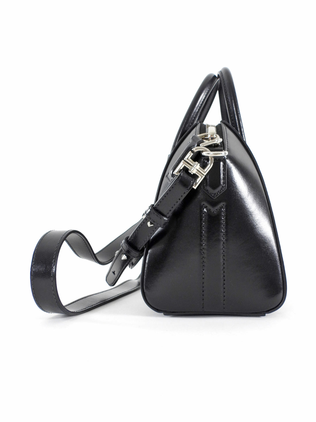Givenchy Black Leather Mini Antigona Two Way Bag