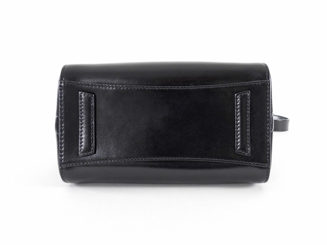 Givenchy Black Leather Mini Antigona Two Way Bag