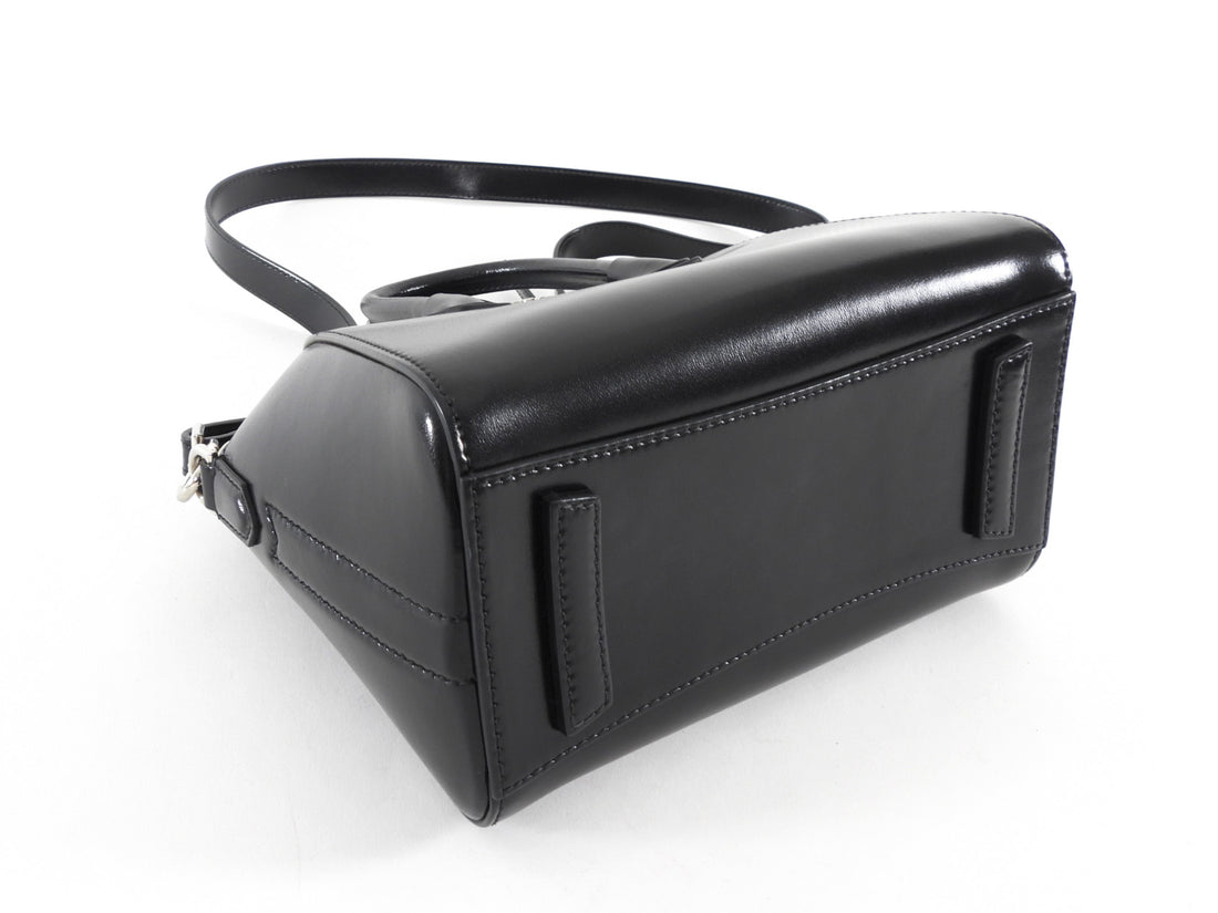 Givenchy Black Leather Mini Antigona Two Way Bag