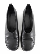 The Row Black Leather Monceau Leather Loafers - 41