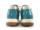 Prada Teal Patent Leather Sneaker - 37