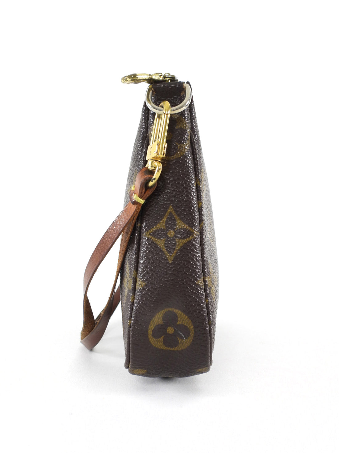 Louis Vuitton Brown 2001 Vintage Monogram Pochette Accessoires Bag