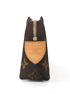 Louis Vuitton Brown Monogram Coated Canvas Toiletry 15cm Pochette Bag