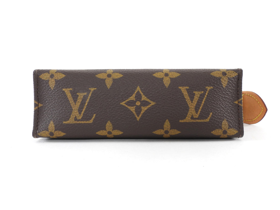 Louis Vuitton Brown Monogram Coated Canvas Toiletry 15cm Pochette Bag