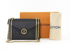 Louis Vuitton Black Empriente Leather Rosy Wallet on Chain Bag