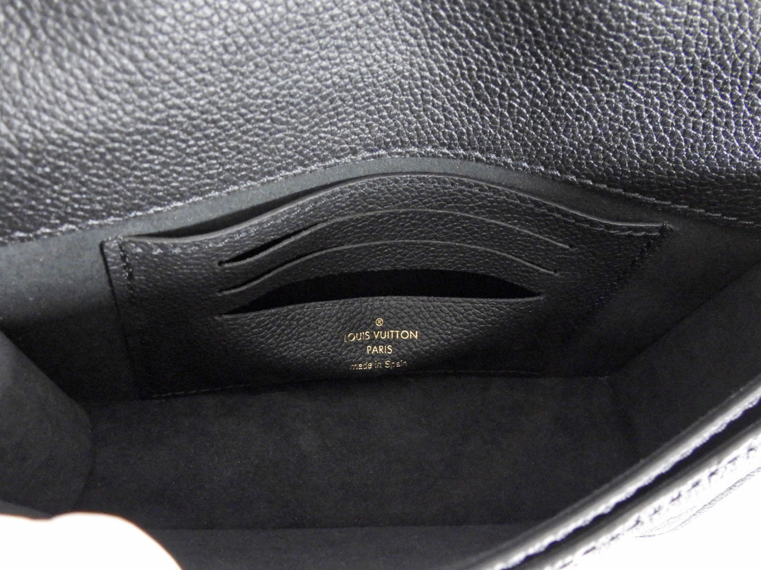 Louis Vuitton Black Empriente Leather Rosy Wallet on Chain Bag