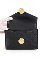 Louis Vuitton Black Empriente Leather Rosy Wallet on Chain Bag