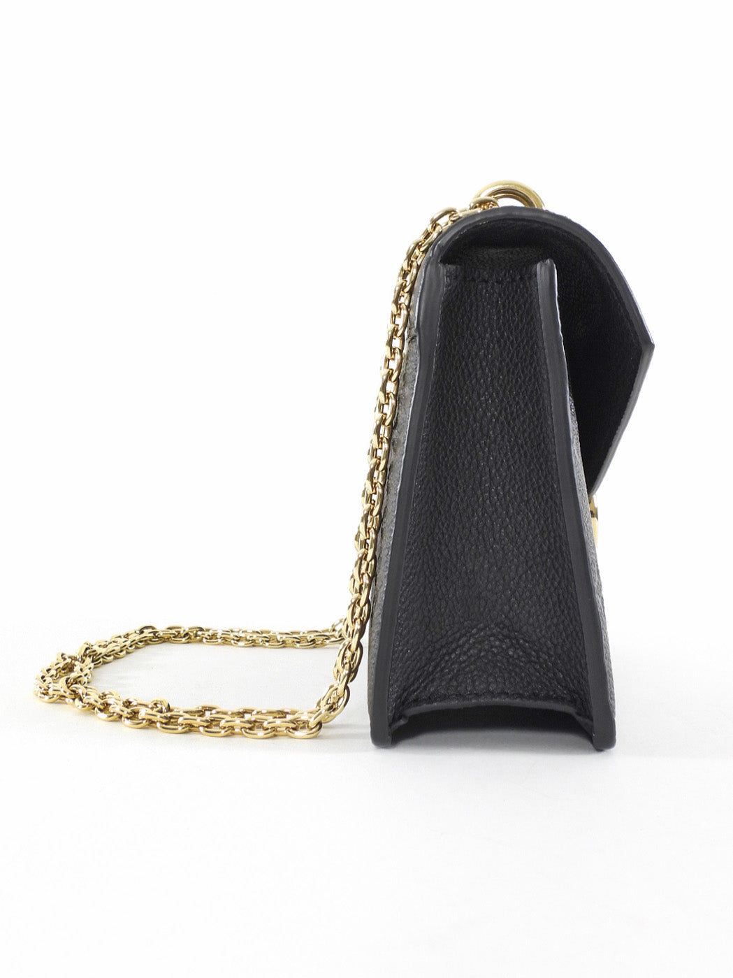 Louis Vuitton Black Empriente Leather Rosy Wallet on Chain Bag