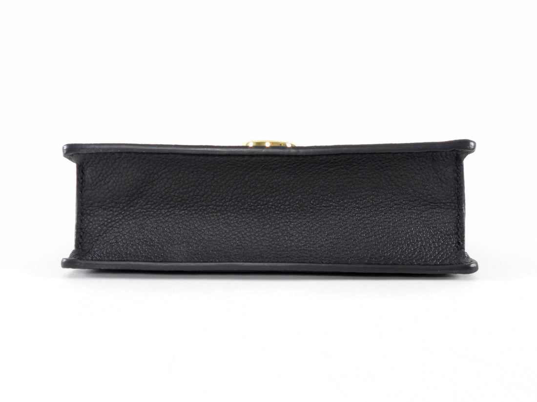 Louis Vuitton Black Empriente Leather Rosy Wallet on Chain Bag
