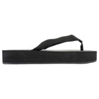 The Row Black Grosgrain Thong Rubber Platform Dune Sandals - 36