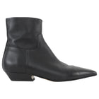 Khaite Black Leather Marfa Ankle Boots - 37