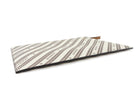 Givenchy Beige Brown Logo Stripe Bonded Canvas Medium Pouch Medium