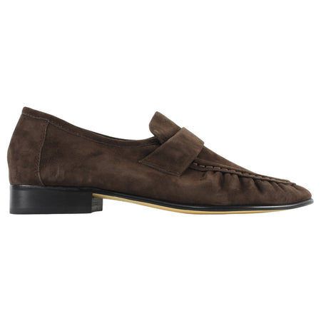 Tony Bianco Espresso Brown Suede Gatsby Loafers - 6.5
