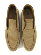 Loro Piana Beige Suede Open Walk Ankle Boots - 37