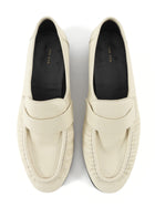 The Row Ivory Soft Leather Loafers - 36.5
