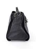 Chanel Black CC Quilted Leather Crave Chain Hobo Bag