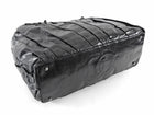 Chanel Black CC Glazed Leather Large Twisted East/West Chain Tote Bag
