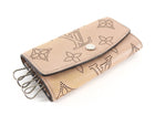 Louis Vuitton Beige Mahina Perforated Leather 4-Key Keyholder