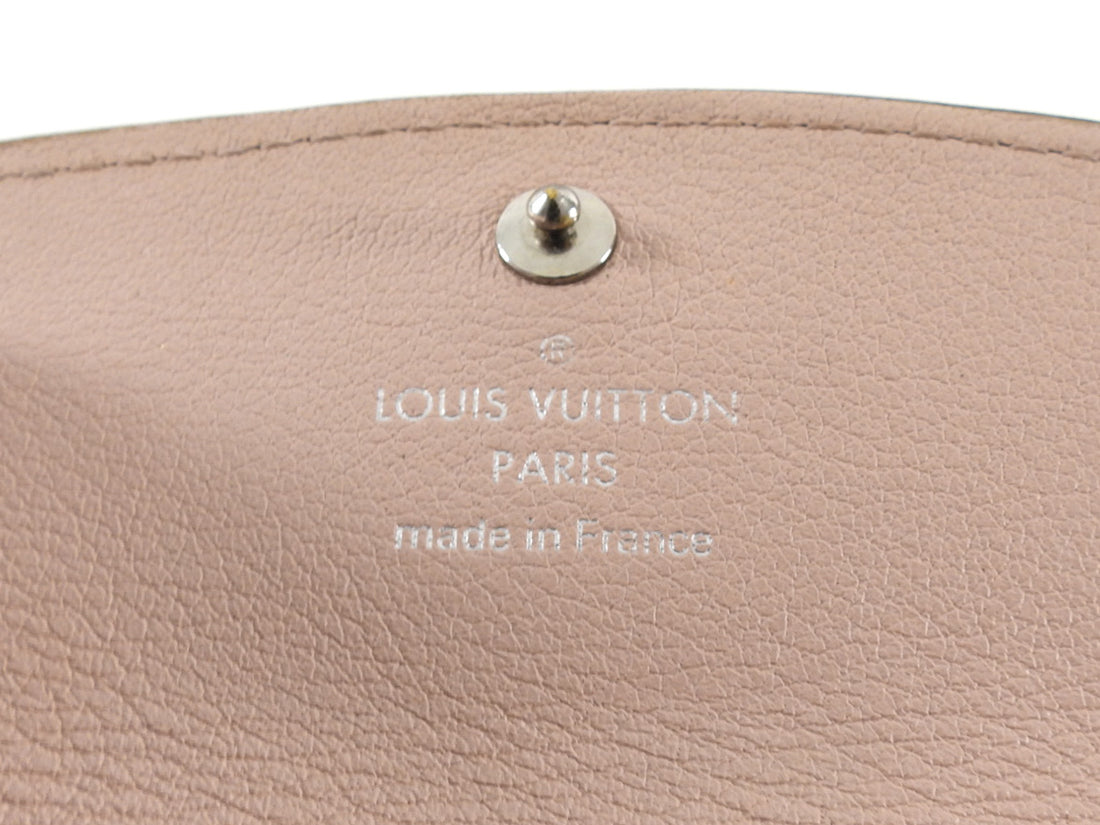 Louis Vuitton Beige Mahina Perforated Leather 4-Key Keyholder