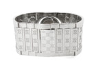 Gucci Silver Tone Stainless Steel Twirl Watch Bracelet