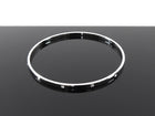 Swarovski Silvertone Crystal Slim Bangle Bracelet