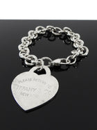 Tiffany & Co. Extra Large Heart Tag Sterling Silver Link Bracelet