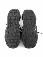 Prada Linea Rossa Black Vintage Patent Calfskin Leather Lace-Up Ballet Flats - 37.5