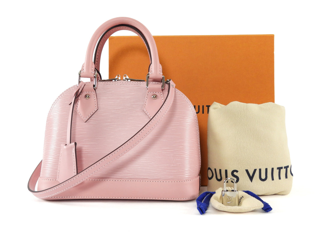 Louis Vuitton Light Pink Epi Alma BB Crossbody Bag